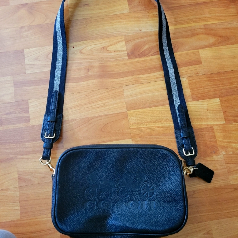 Coach Jes Crossbody bag Horse and Carriage Black